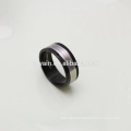 Fashion Blank Titanium Stainless Steel Band Ring For Men